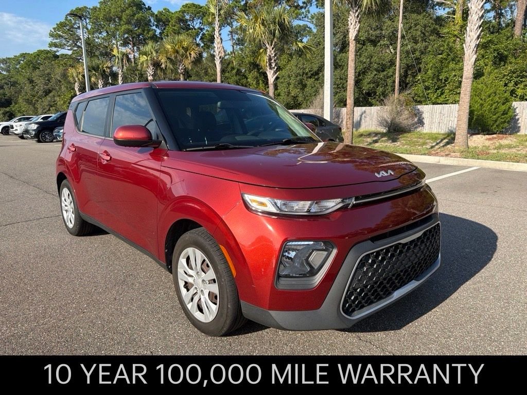 Certified Used 2022 Mars Orange Kia LX image 1