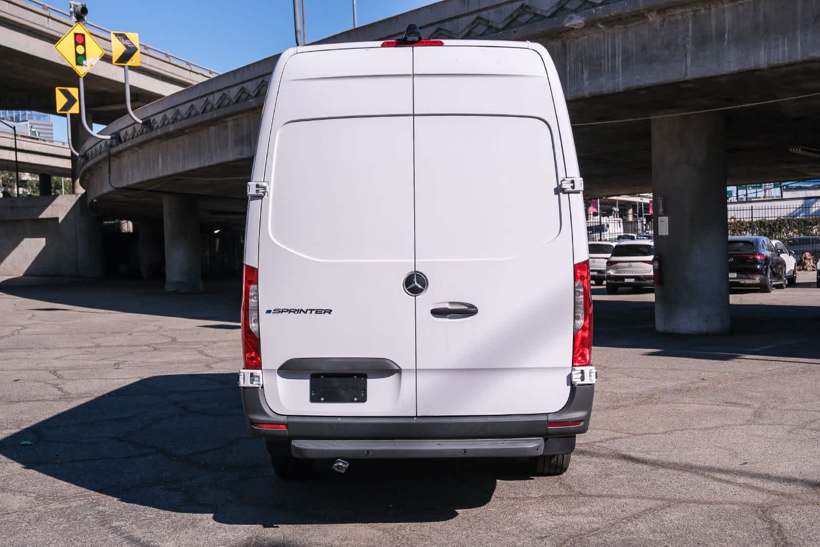 New 2025 Arctic White Mercedes-Benz Cargo 170 WB High Roof RWD Electric Motor image 6