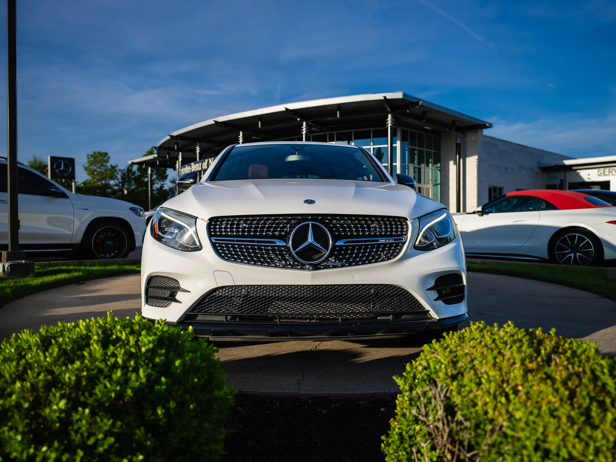 Used 2019 Polar White Mercedes-Benz GLC 43 AMG® image 2
