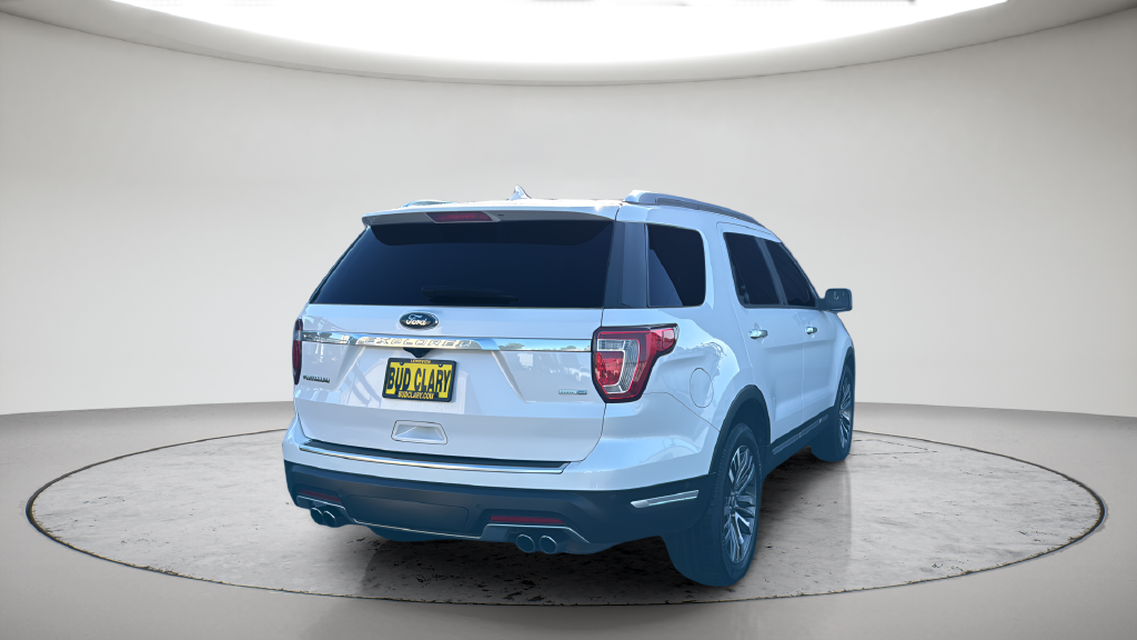Used 2019 White Platinum Clearcoat Metallic Ford Platinum image 8
