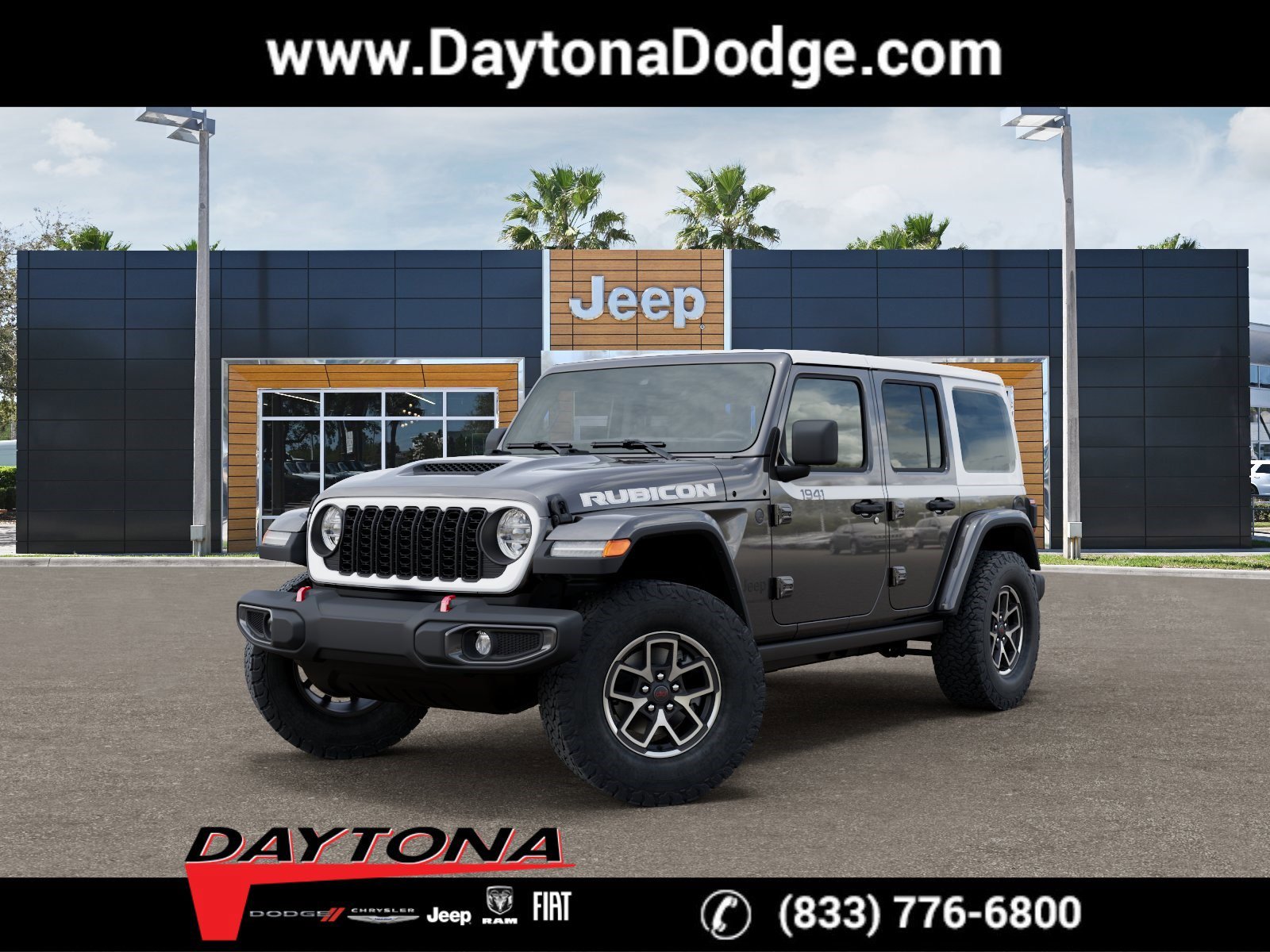 New 2026 Granite Crystal Metallic Clearcoat Jeep Rubicon image 1