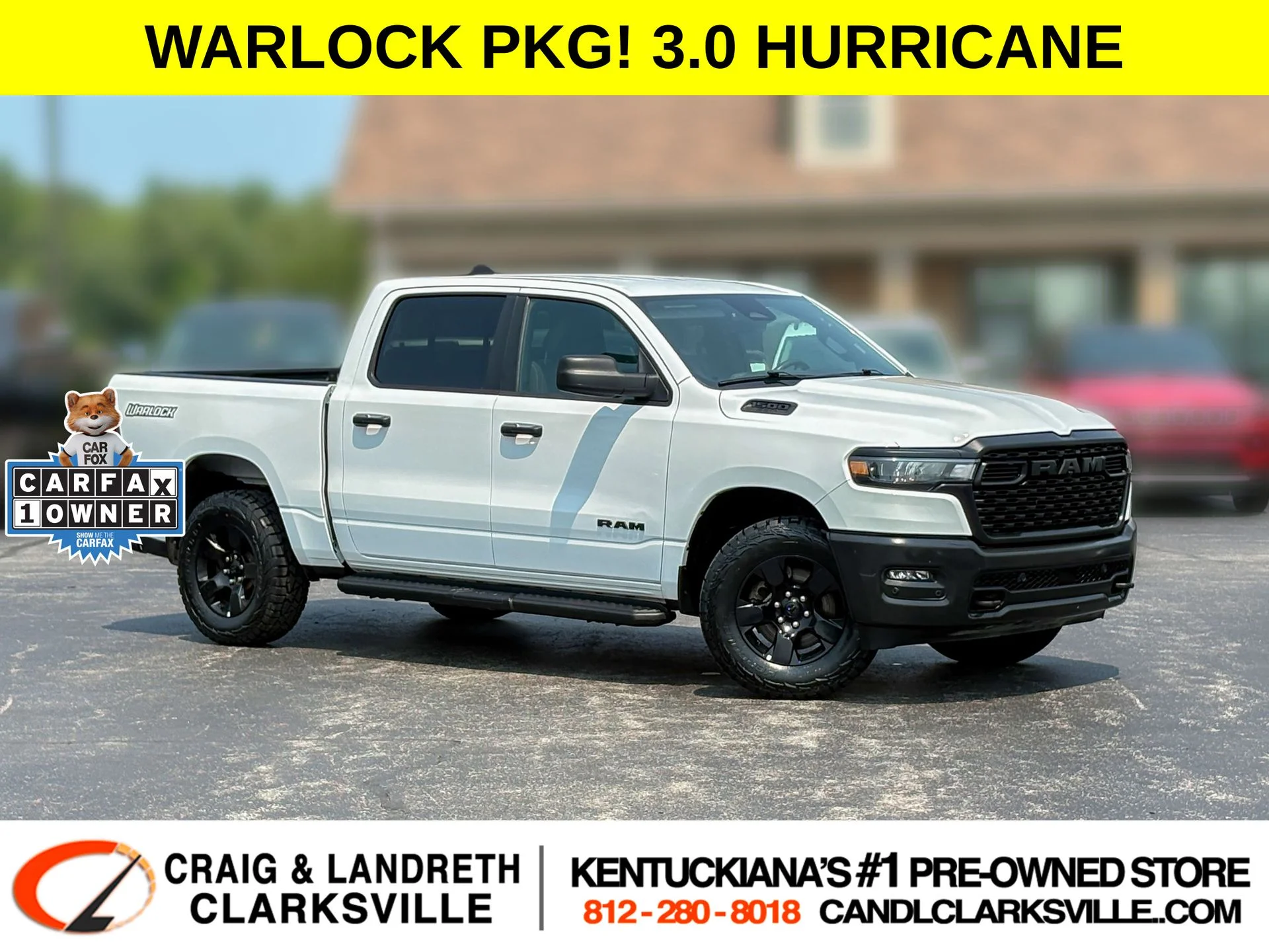 Used 2025 White Ram Warlock image 1