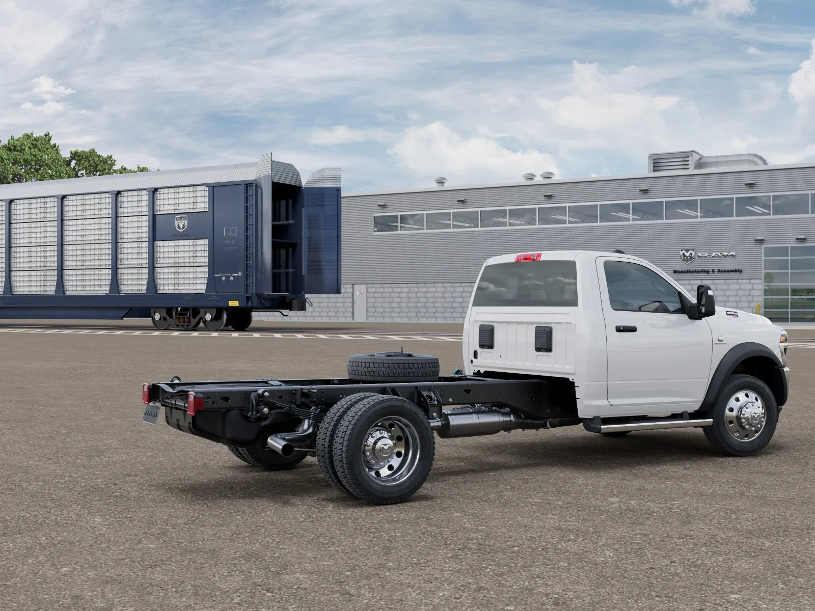 New 2027 Bright White Clear-Coat Paint RAM TRADESMAN image 2