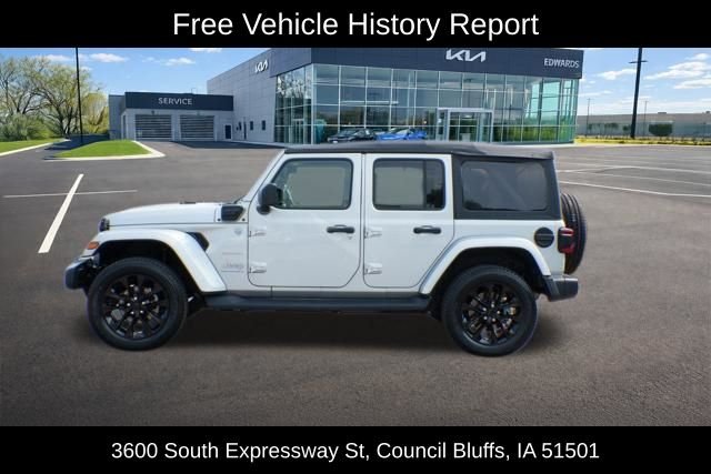 Used 2023 Silver Jeep Sahara 4xe image 5