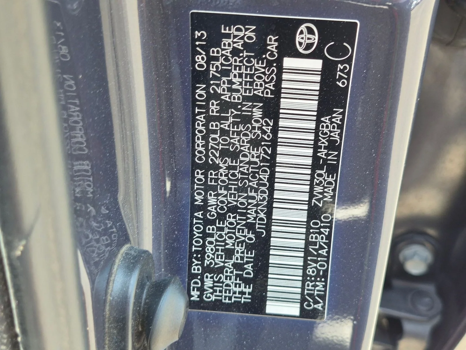 Used 2013 Winter Gray Metallic Toyota Five image 22