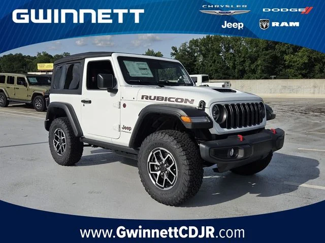 New 2026 Bright White Clear-Coat Exterior Paint Jeep Rubicon image 1