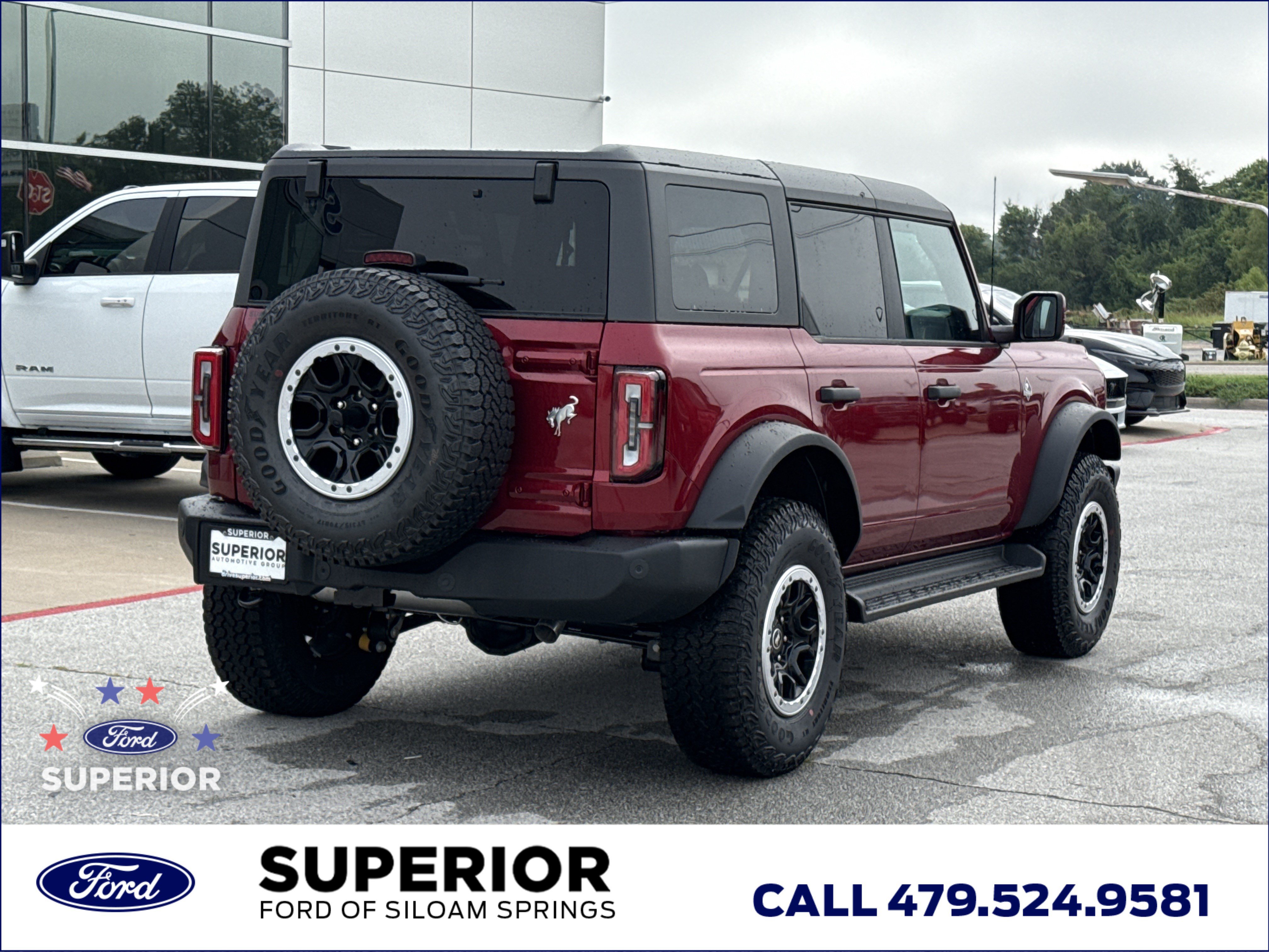 New 2026 Ruby Red Metallic Tinted Clearcoat Ford Outer Banks 4WD image 3