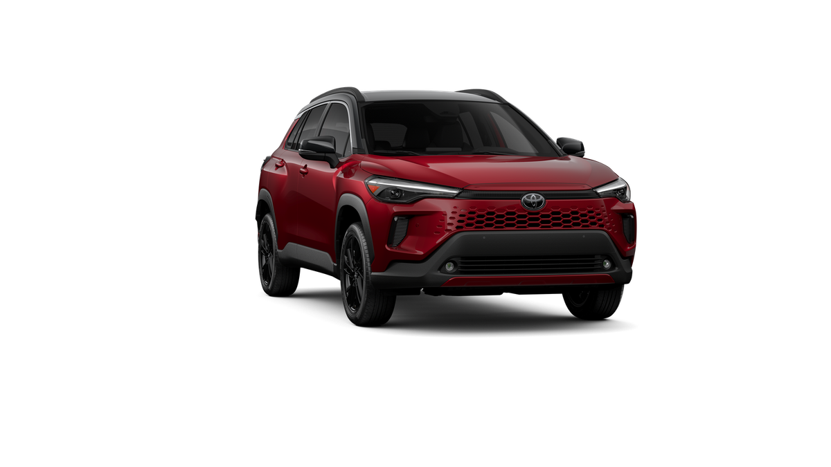 New 2026 Soul Red Crystal  with Jet Black roof Toyota Hybrid XSE image 16