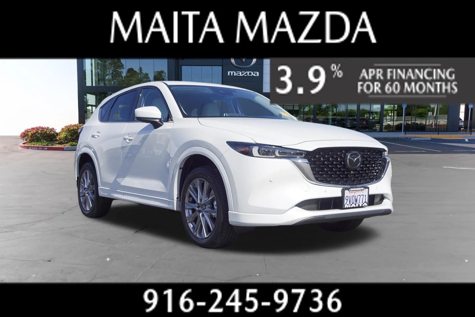 Certified Used 2025 Rhodium White Metallic Mazda 2.5 S Premium Plus Package image 1