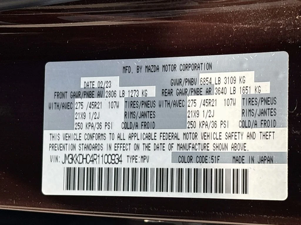 Certified Used 2024 Red Mazda 3.3 Turbo S Premium image 34