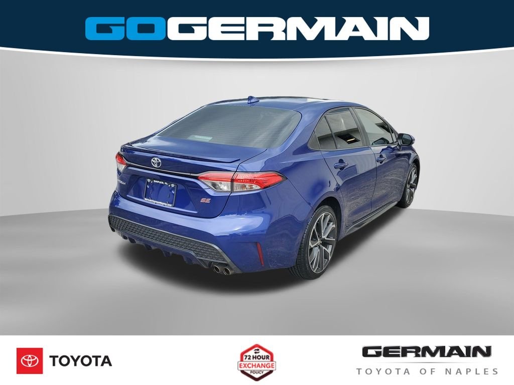 Used 2020 Blue Toyota SE image 9