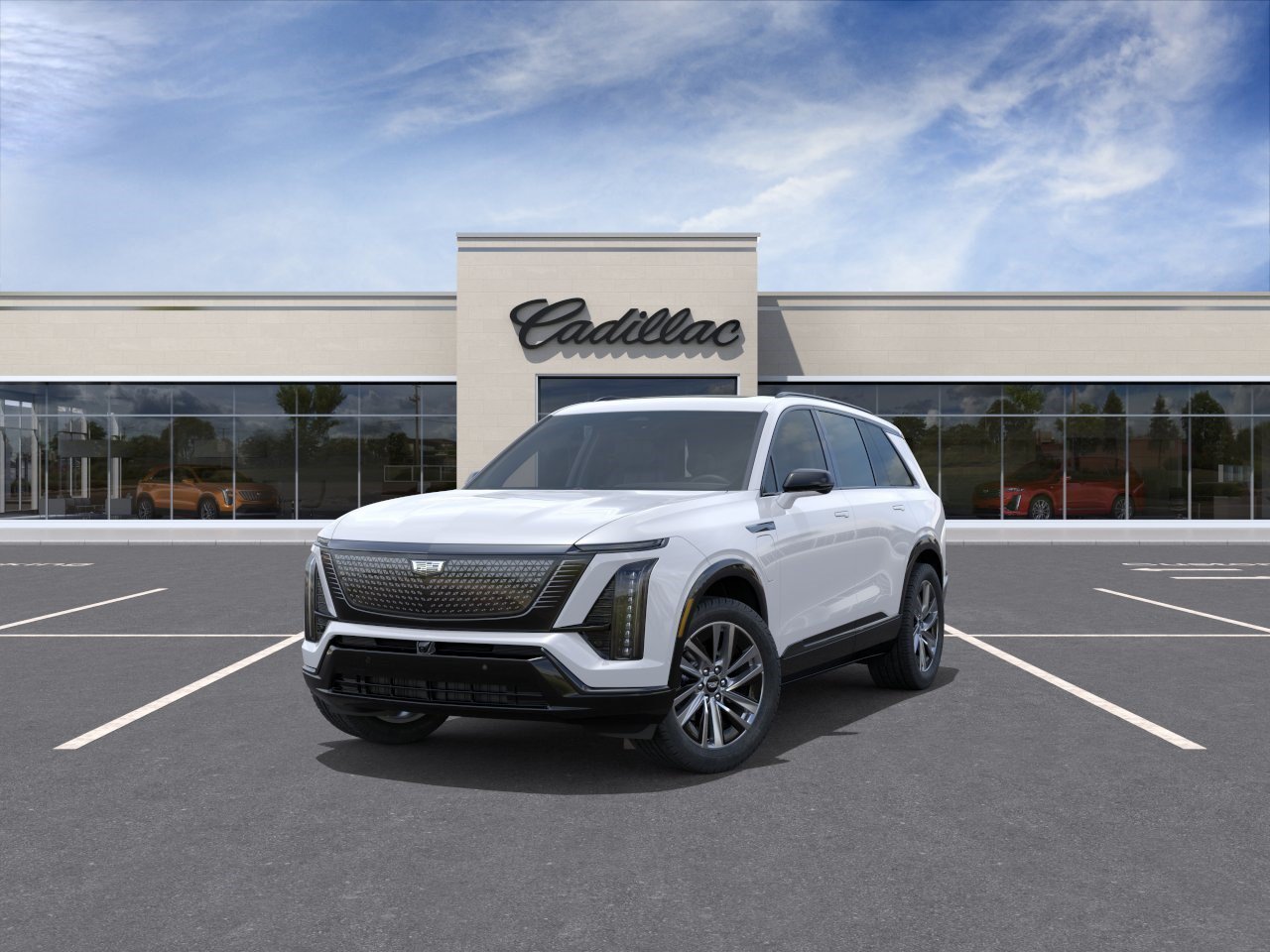 New 2027 Vibrant White Tricoat Cadillac Sport image 8