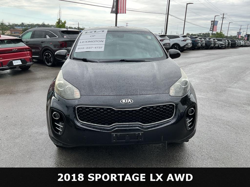 Used 2018 Black Cherry Kia LX image 3