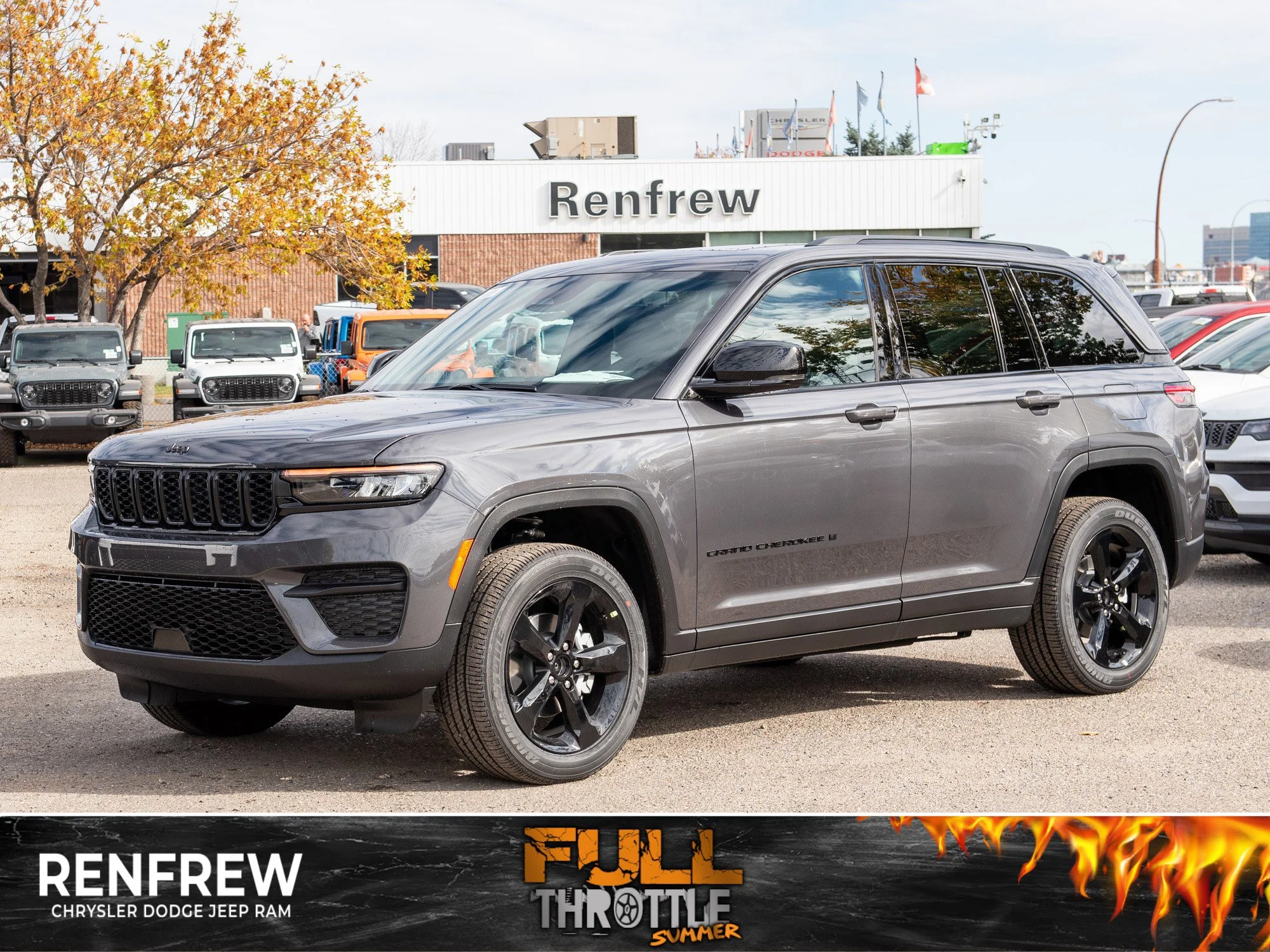 New 2025 Grey Jeep Altitude* 4x4, Sunroof, Remote Start, Heated Seats/Wheel image 1