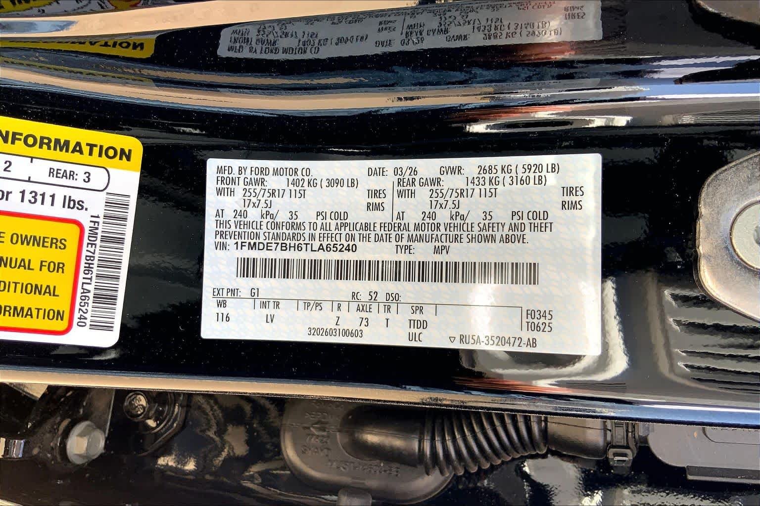 New 2026 Shadow Black Ford Big Bend® image 20