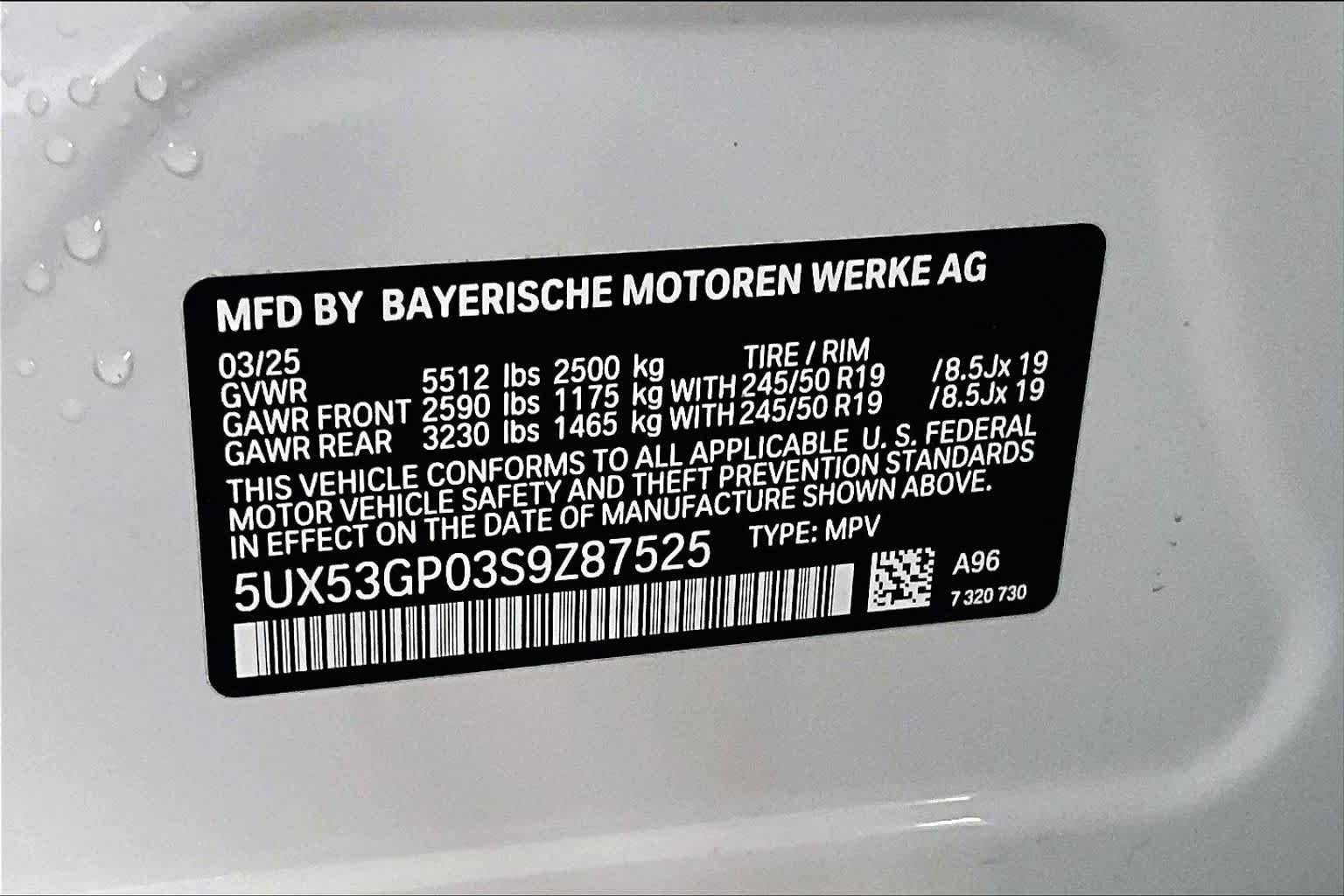 Used 2025 Mineral White Metallic BMW 30 xDrive image 60