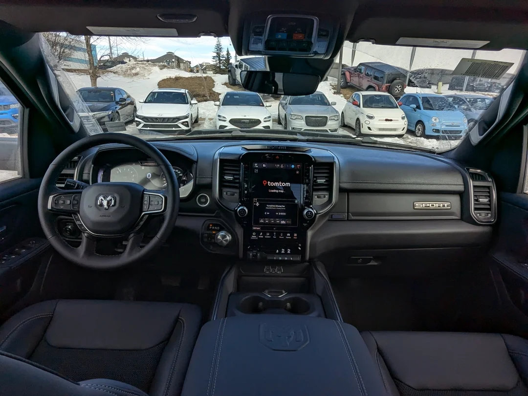 New 2026 Black RAM Sport - - Panoramic Sunroof - Sport Performance Hood - Hurricane Turbo - 3.92 Axle & More! image 27