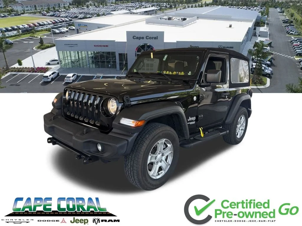 Certified Used 2018 Black Jeep Sport S image 1