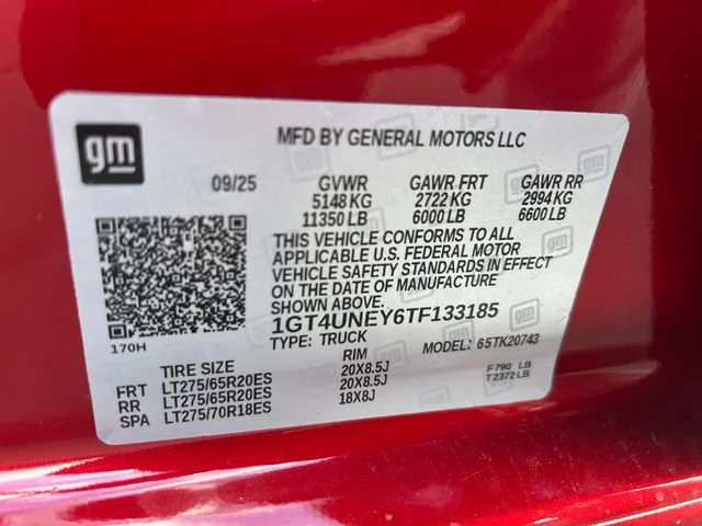 New 2026 Volcanic Red Tintcoat GMC SLT image 33