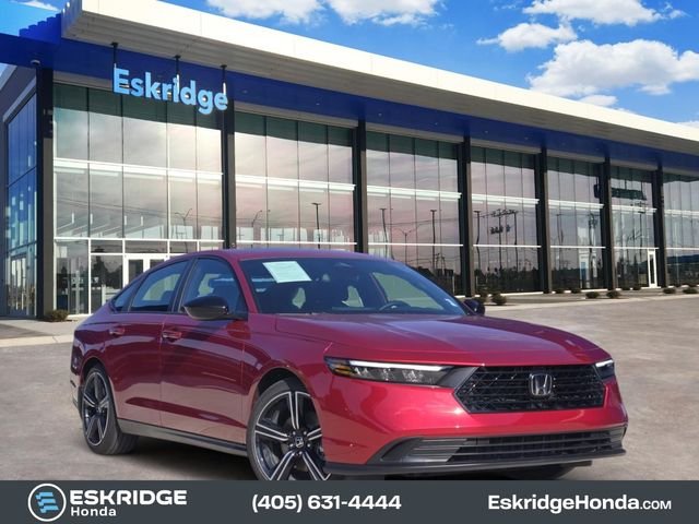 Certified Used 2026 Radiant Red Metallic Honda Sport Hybrid image 1