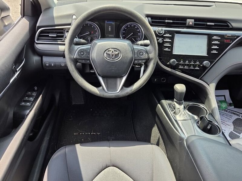 Used 2019 Super White Toyota LE image 8