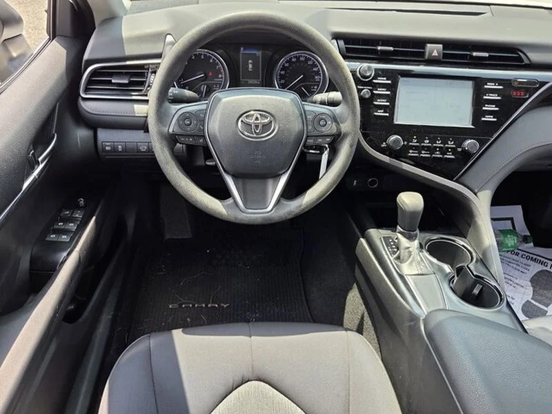 Used 2019 Super White Toyota LE image 8