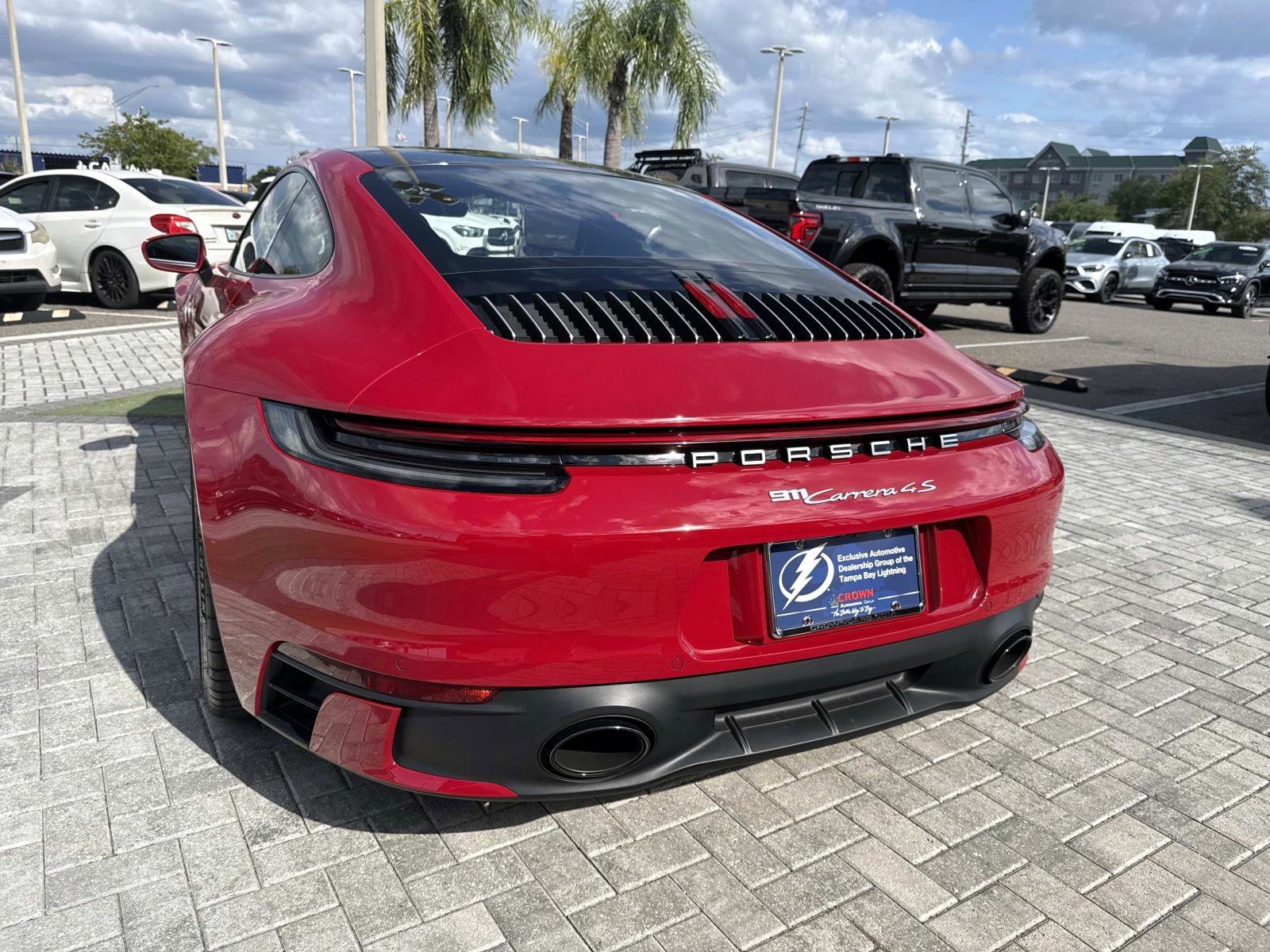 Used 2024 Carmine Red Porsche Carrera 4S image 9