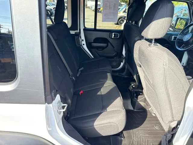 Used 2020 Bright White Clearcoat Jeep Unlimited Sport Altitude image 10