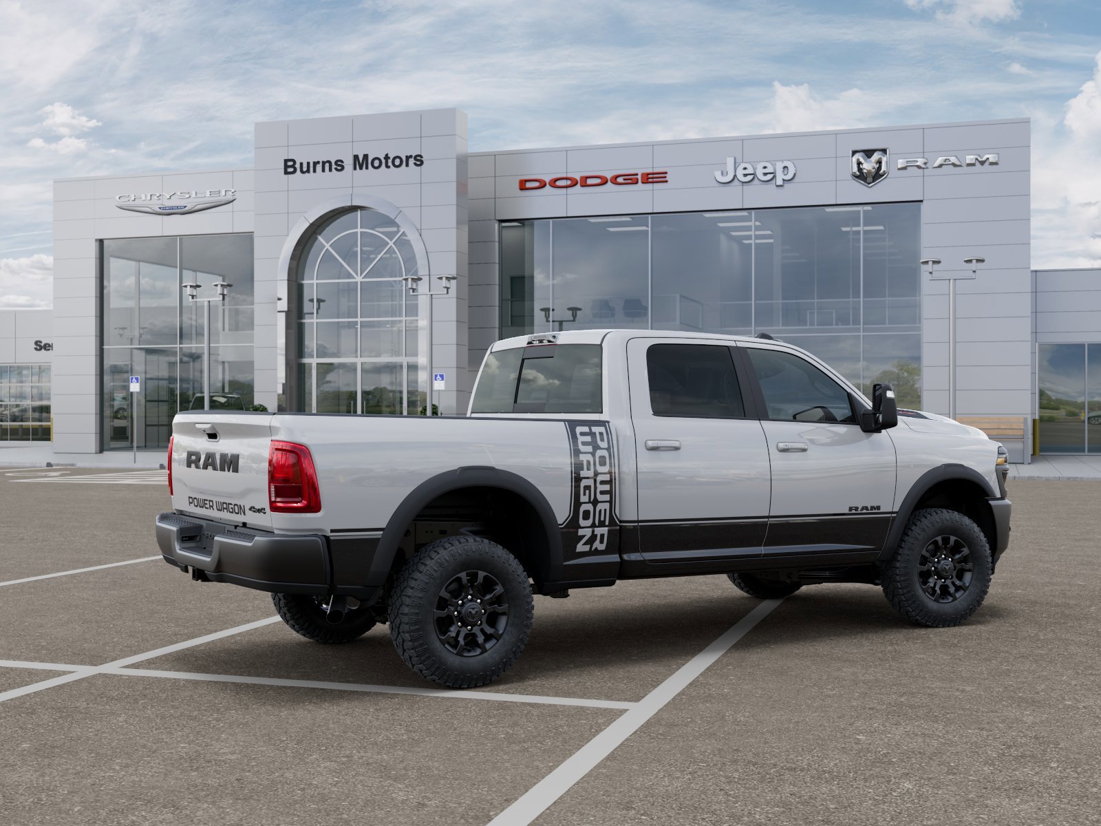 New 2026 Bright White Clear-Coat Exterior Paint RAM Power Wagon image 4