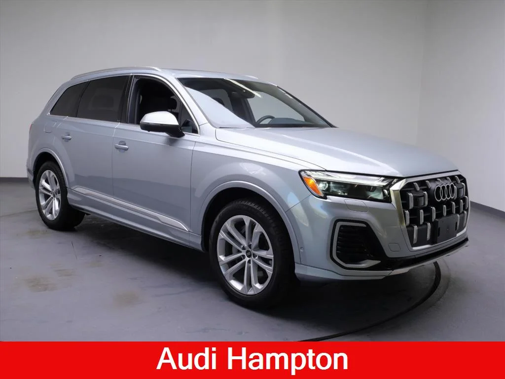 Certified Used 2025 Satellite Silver Metallic Audi Premium Plus image 3