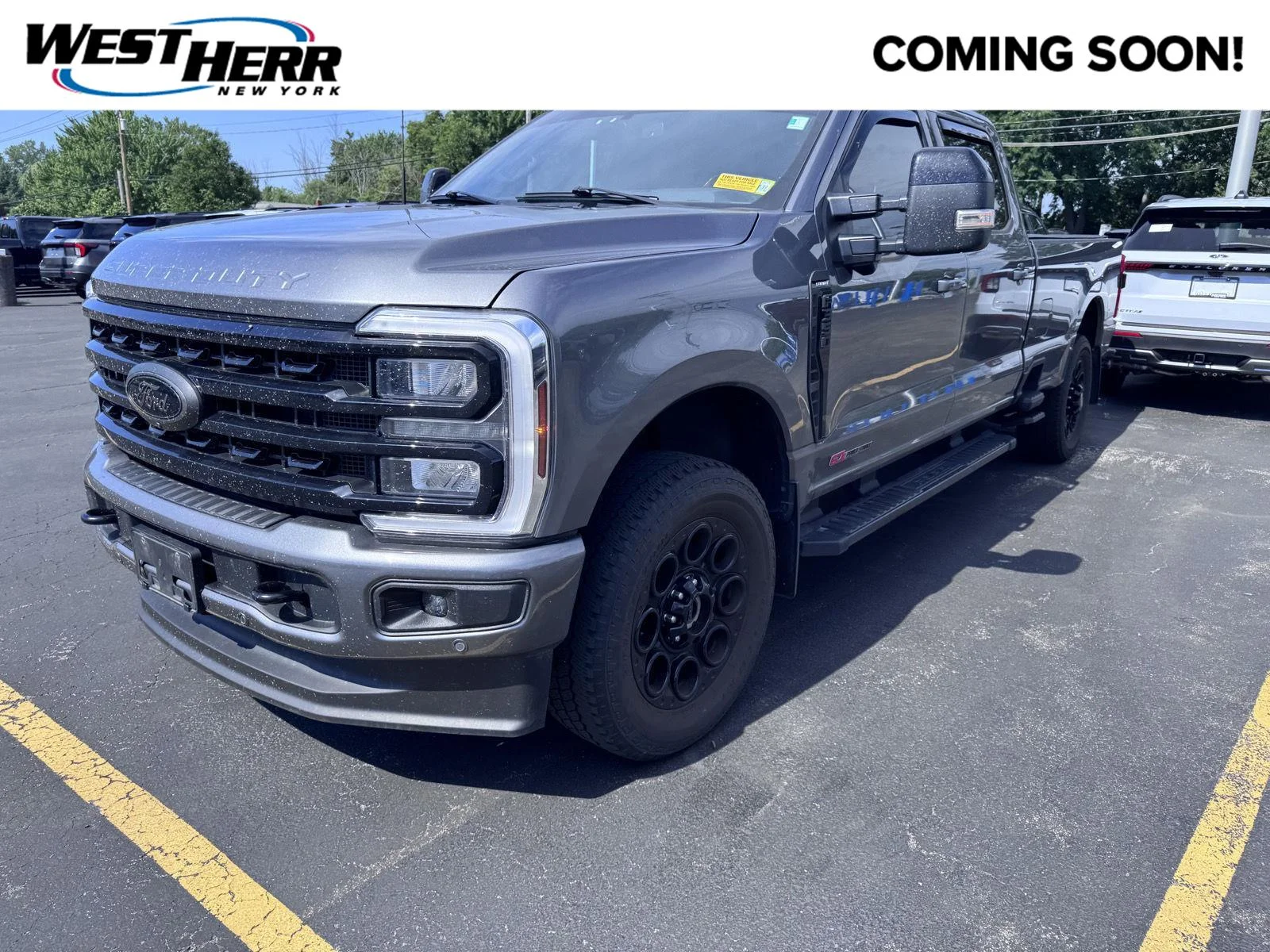 Used 2024 Carbonized Gray Ford LARIAT image 1