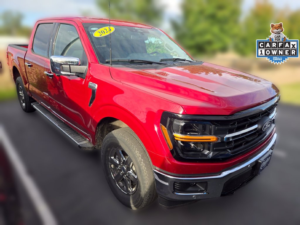 Used 2024 Rapid Red Metallic Tinted Clearcoat Ford XLT image 1