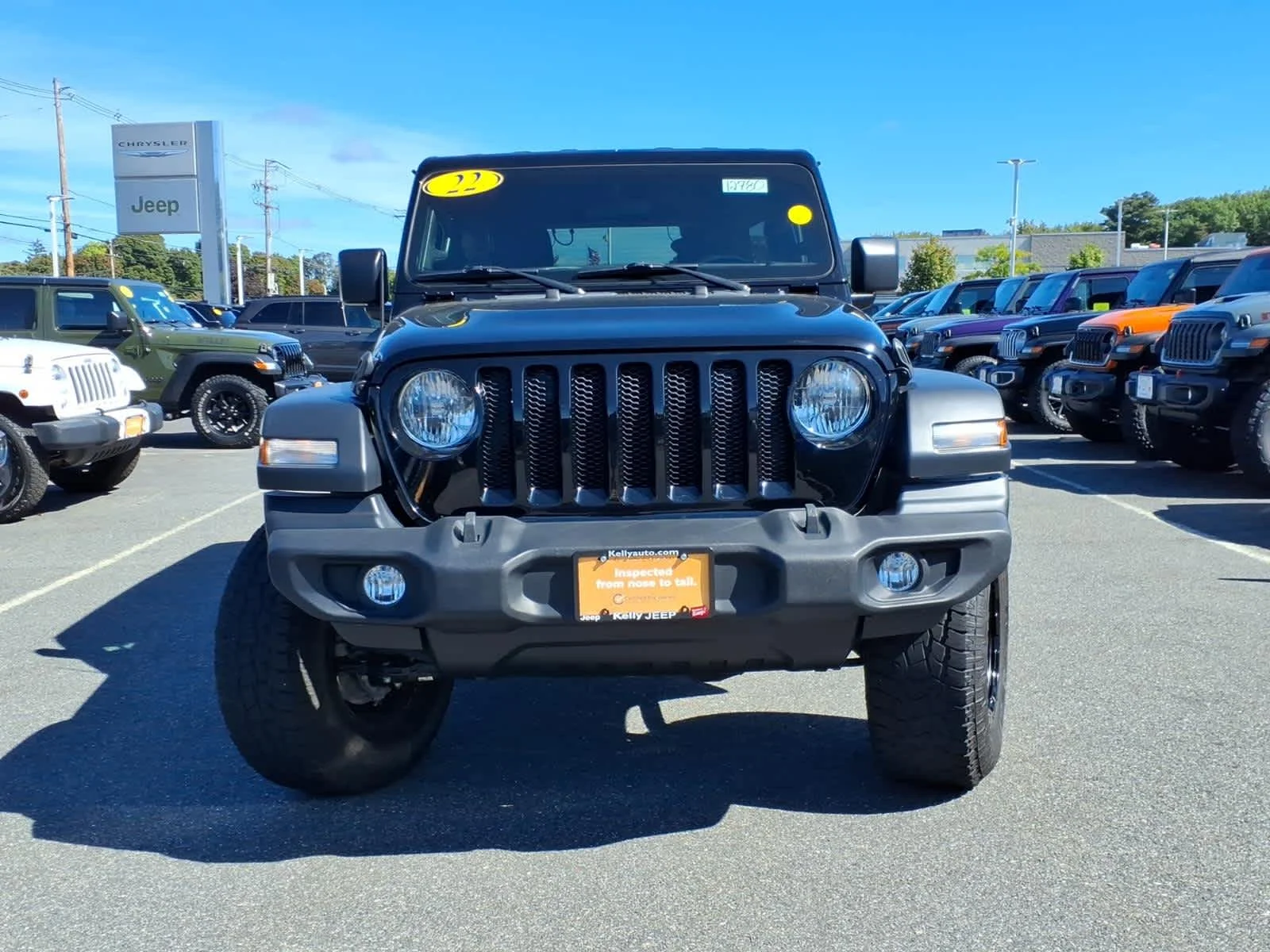 Certified Used 2022 Black Clearcoat Jeep Unlimited Sport S image 3