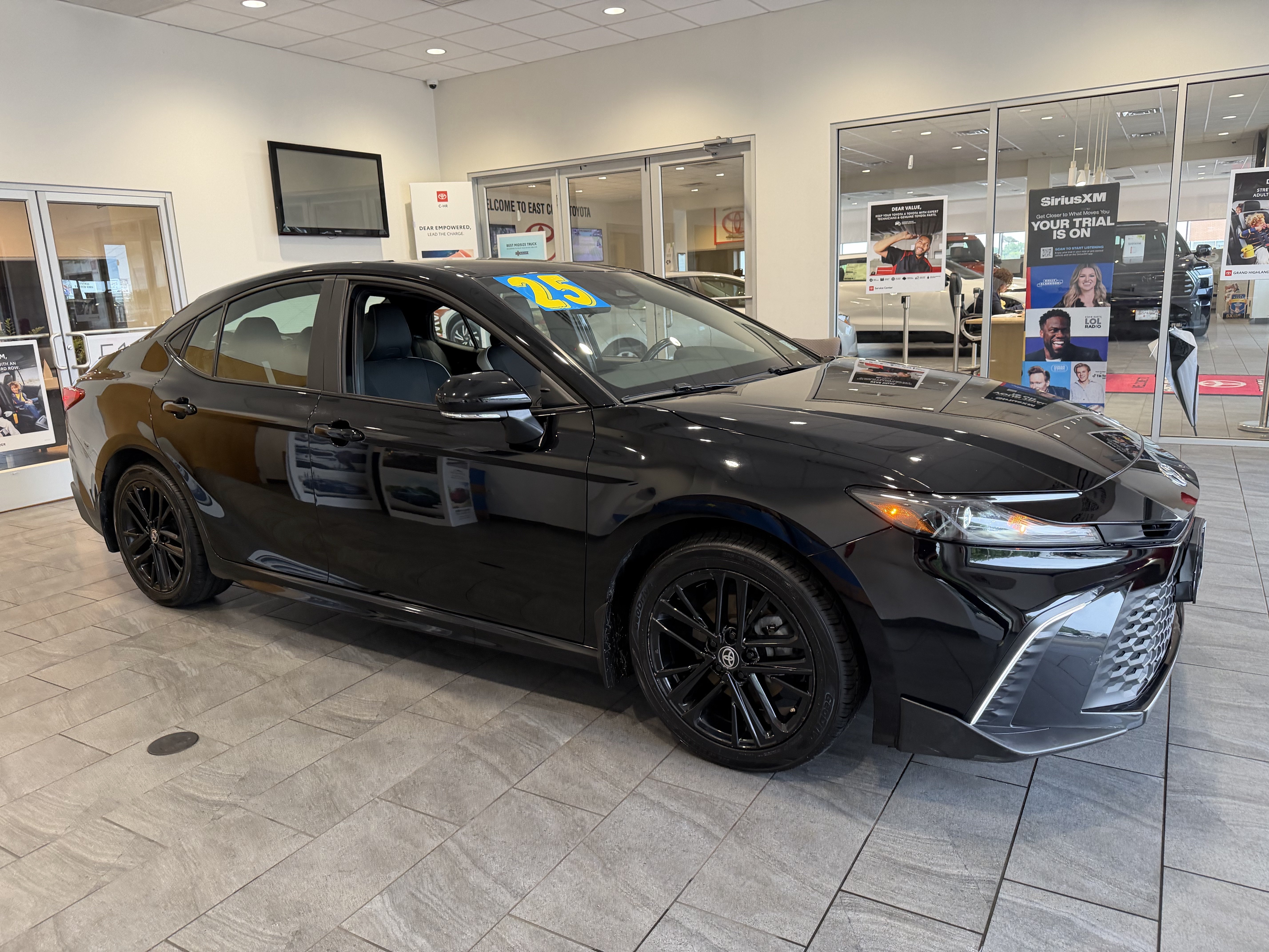 Used 2025 Black Toyota SE image 47