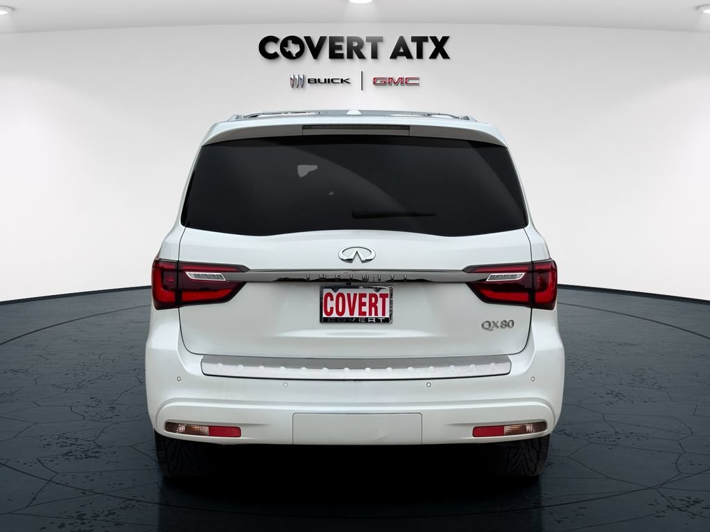 Used 2021 Moonstone White INFINITI Premium Select image 5