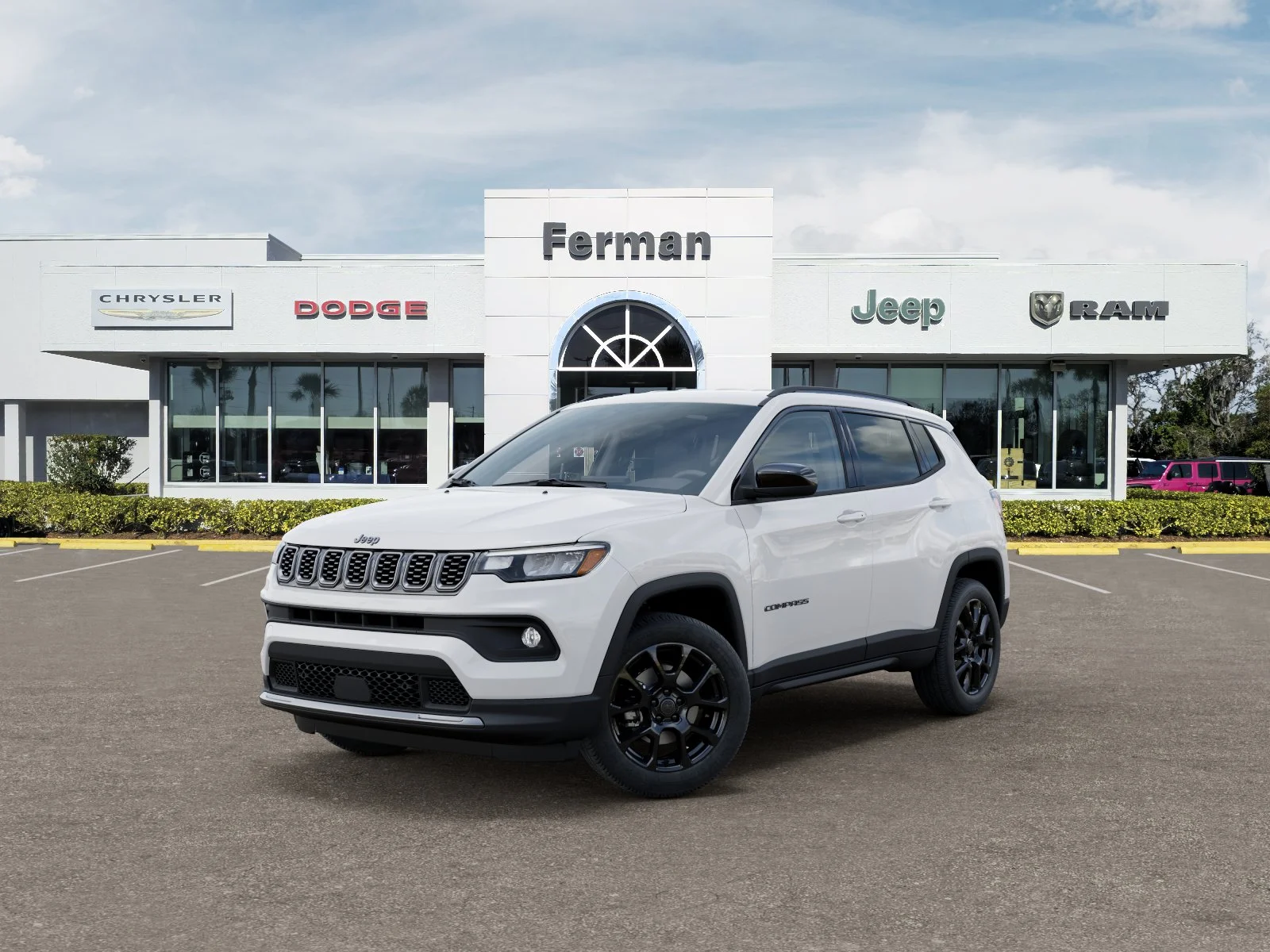 New 2026 Bright White Clear-Coat Exterior Paint Jeep Latitude image 33