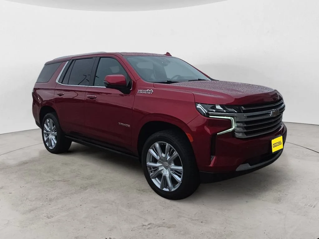 Used 2022 Cherry Red Tintcoat Chevrolet High Country image 3