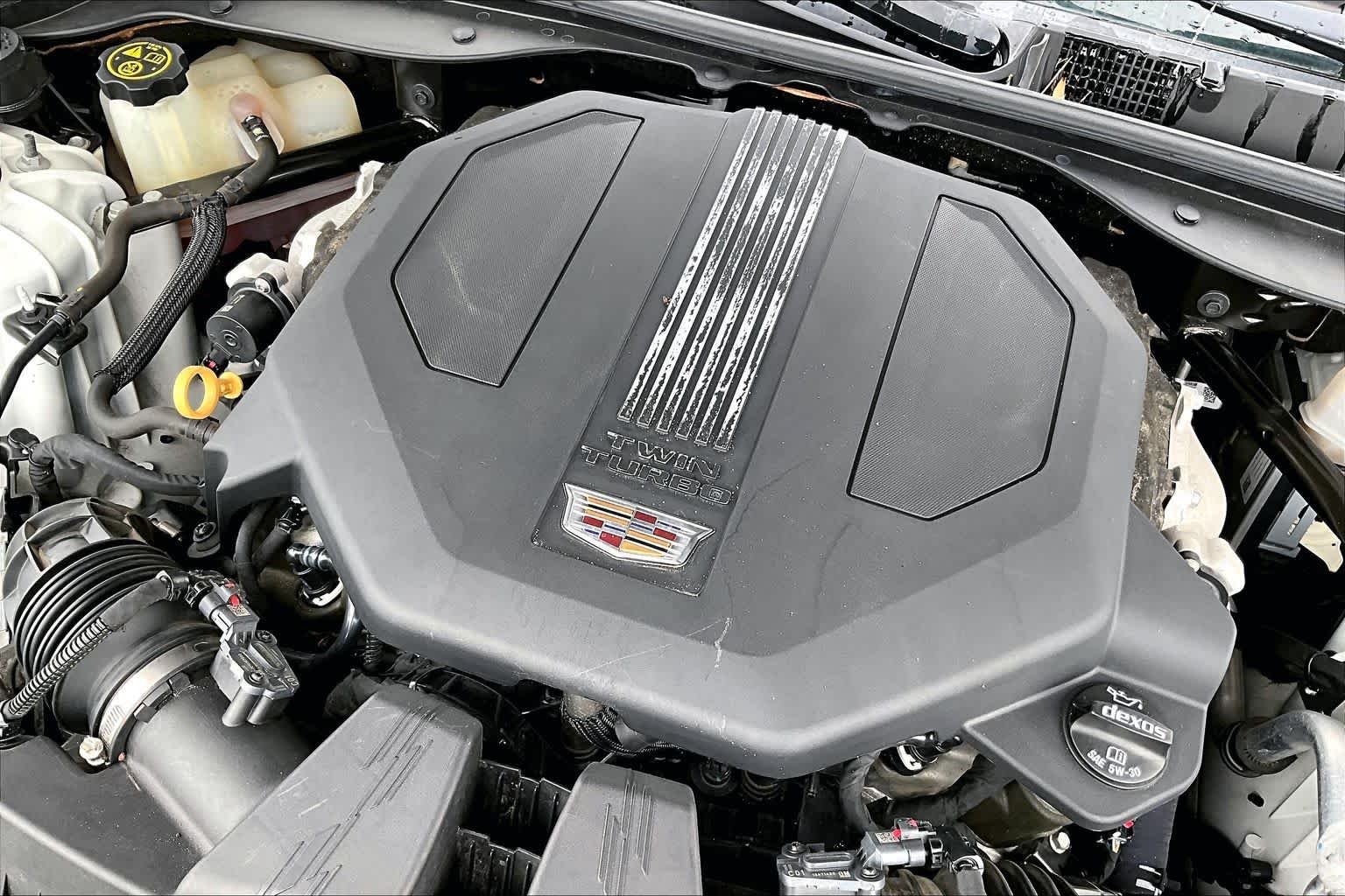Used 2021 Summit White Cadillac V-Series image 31