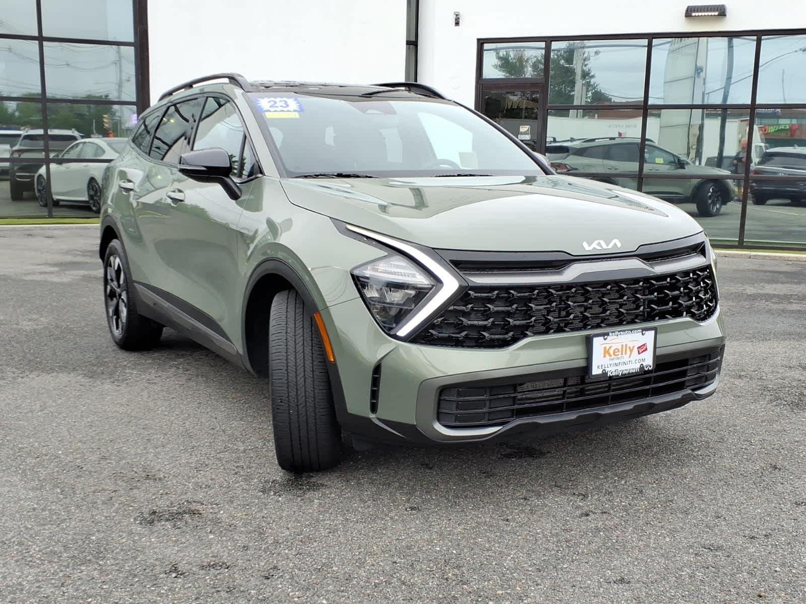 Used 2023 Jungle Green Kia X-Line image 3