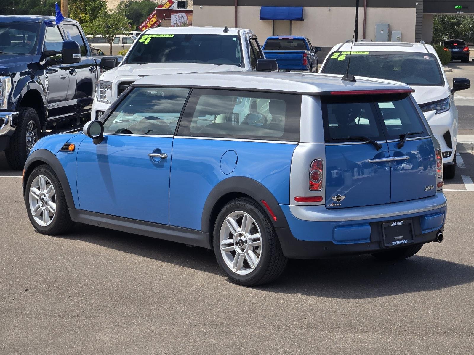 Used 2013 Reef Blue Metallic MINI CLUBVAN image 6