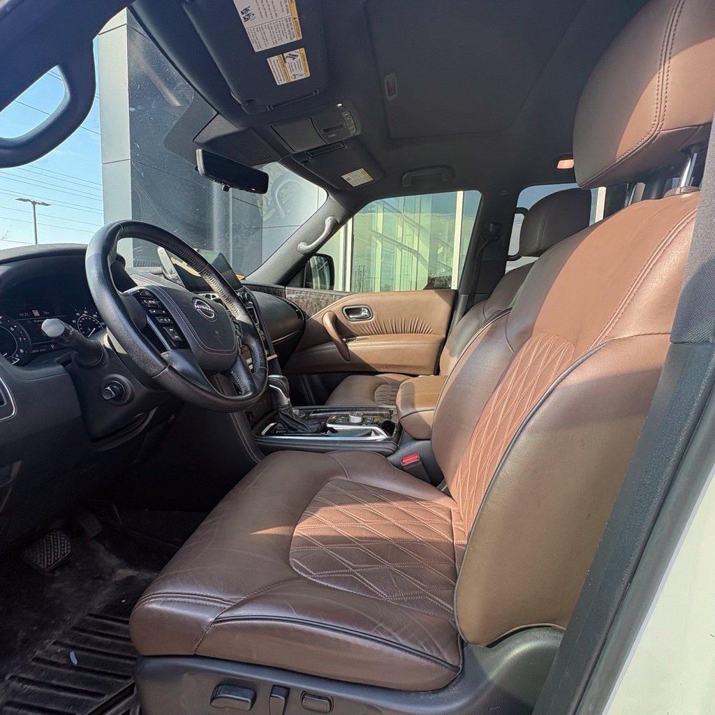 Used 2021 Aspen White Tricoat Nissan Platinum image 10