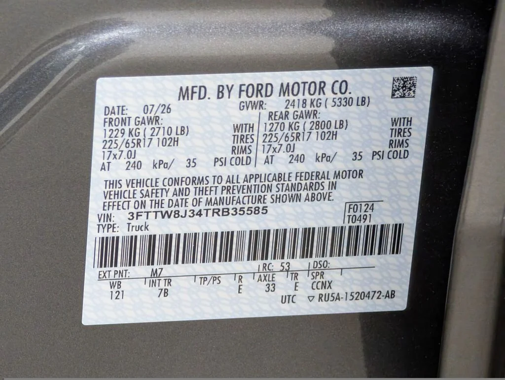 New 2026 Carbonized Gray Metallic Ford XLT image 24