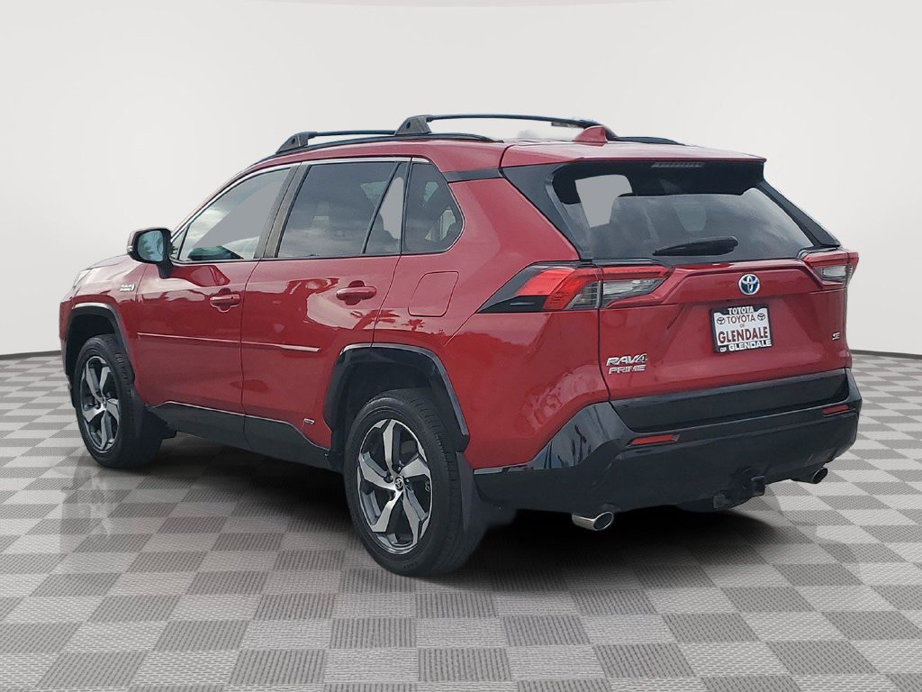 Certified Used 2021 Red Toyota SE image 3