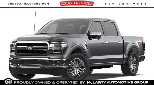 New 2026 Carbonized Gray Metallic Ford Lariat® image 1