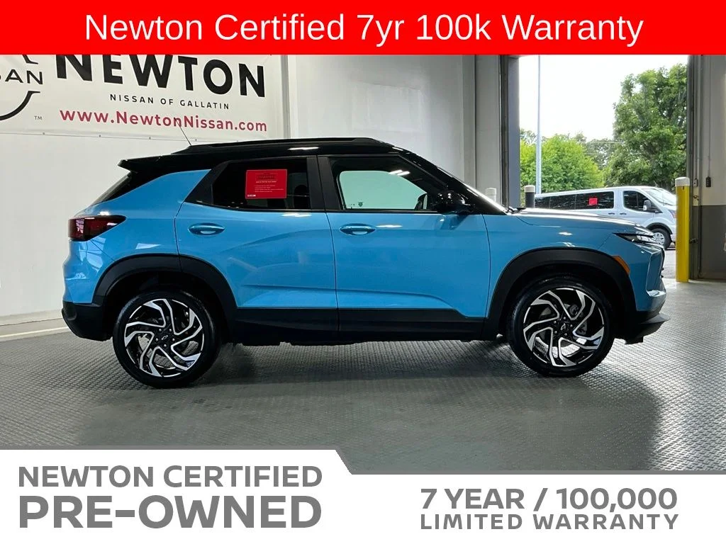 Certified Used 2025 Marina Blue Metallic Chevrolet RS image 4