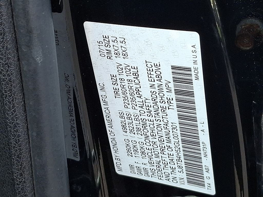 Used 2016 Black Acura Base image 28