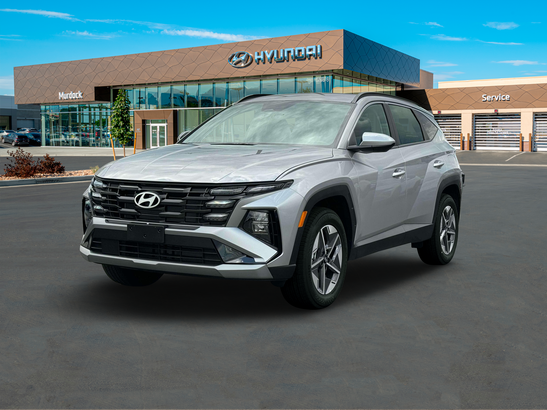 New 2026 Shimmering Silver Hyundai SEL AWD image 1