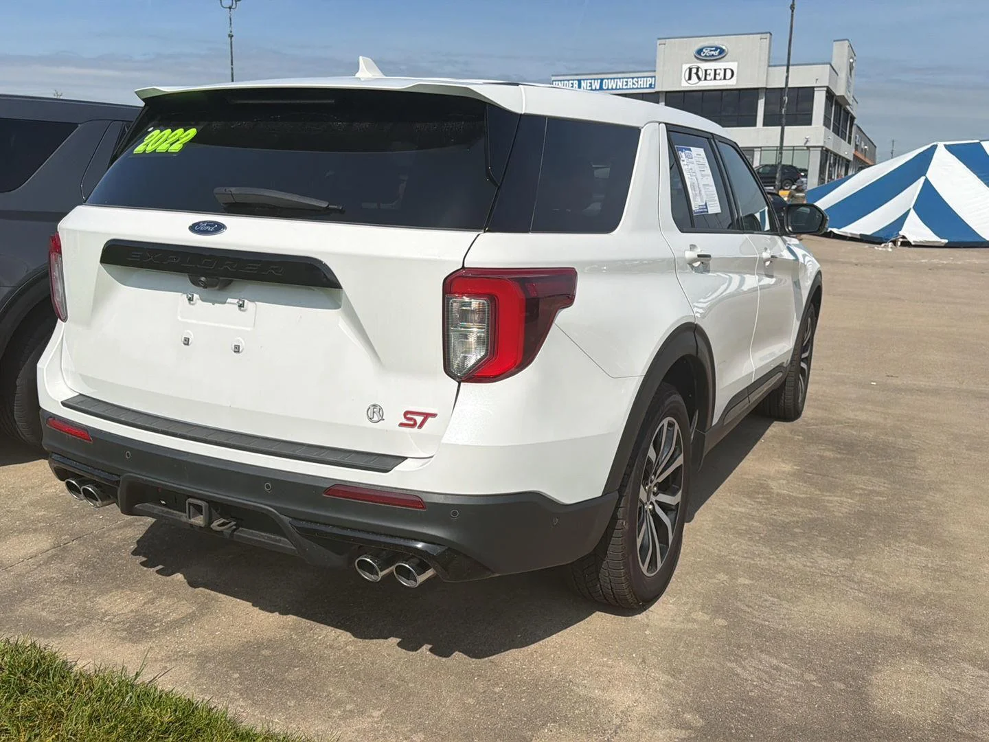 Used 2022 Star White Metallic Tri-Coat Ford ST image 10