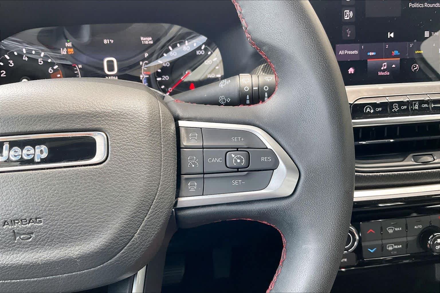 Used 2025 Bright White Clearcoat Jeep Trailhawk image 23