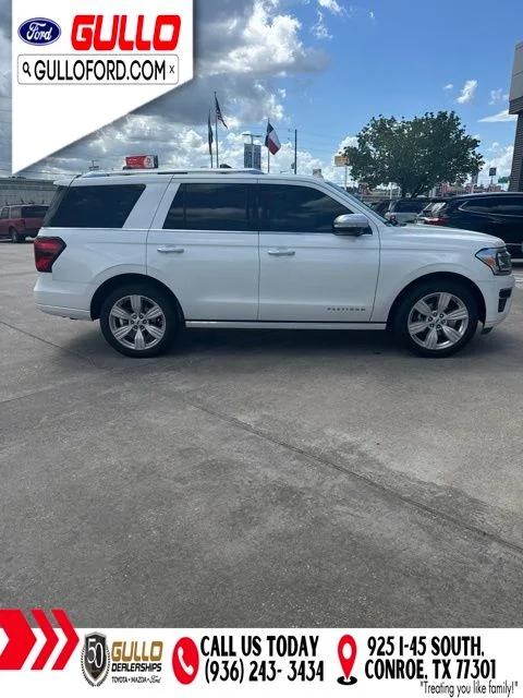 Used 2023 Star White Metallic Tri-Coat Ford Platinum image 2